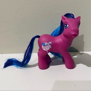 My Little Pony 2005 G3 Dazzle Bright Pony Ribbon Wishes Butterfly Island Pink